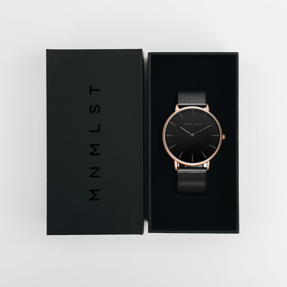 Iconic (Rose Gold & Black)