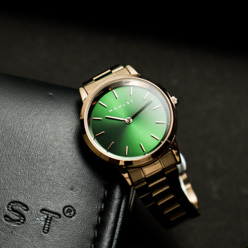 Oceanic (Rose Gold and Emerald)