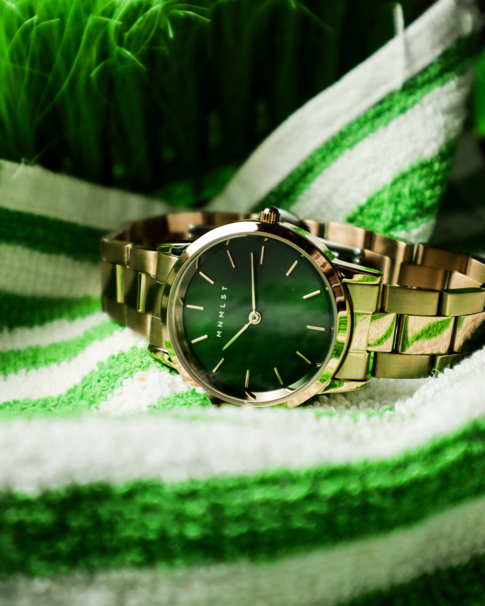 Oceanic (Rose Gold and Emerald)