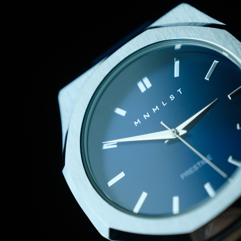 Prestige Azure - Blue Dial, Blue Strap and Silver Case