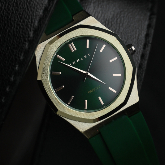 Prestige Sage - Rose‑Gold Case, Green Dial, Green Strap
