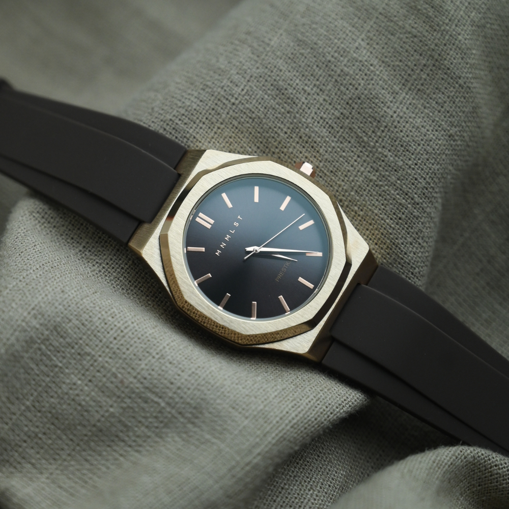 Prestige Mahogany - Rose‑Gold Case, Brown Dial, Brown Strap