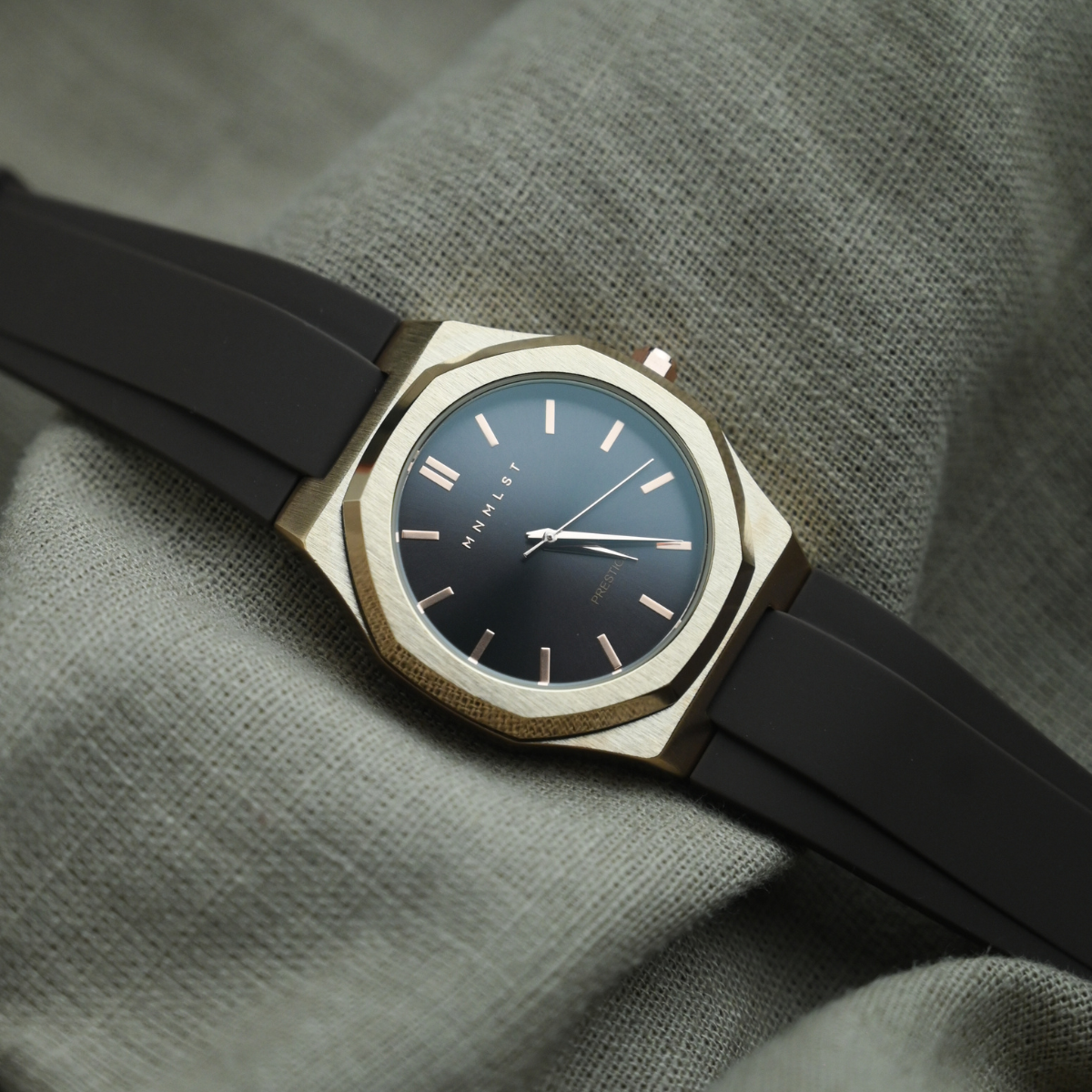 Prestige Mahogany - Rose‑Gold Case, Brown Dial, Brown Strap