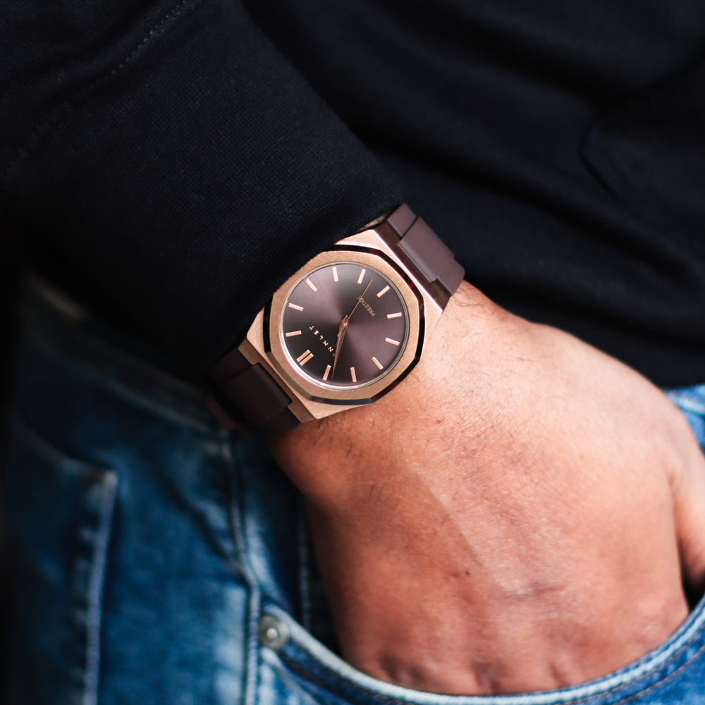 Prestige Mahogany - Rose‑Gold Case, Brown Dial, Brown Strap