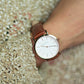 Scarlet (Rose Gold & Brown)