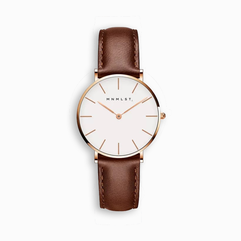 Scarlet (Rose Gold & Brown)