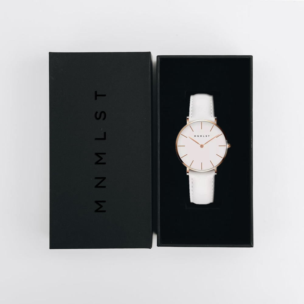 Scarlet (Rose Gold & White)